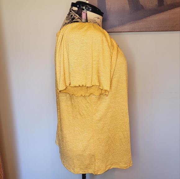 🖤Como Blu Peasant Top 1X - Picture 4 of 5